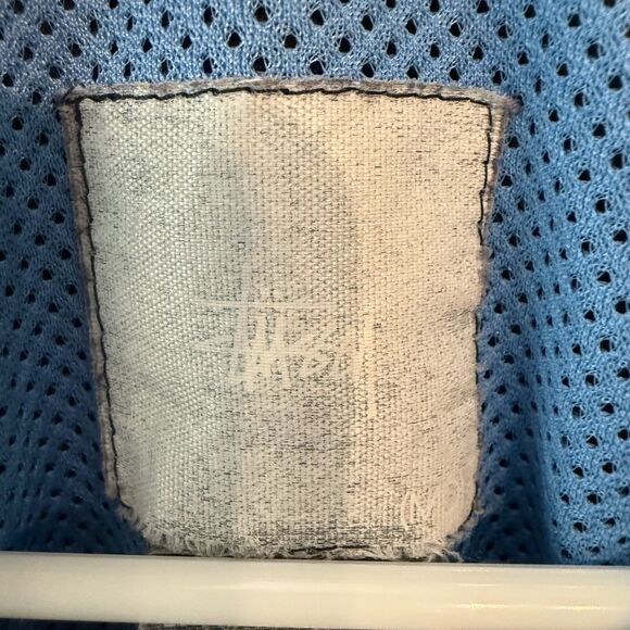 Vintage Stussy Windbreaker Navy Pullover Size Large Unisex Pockets Fall Winter - Picture 7 of 8